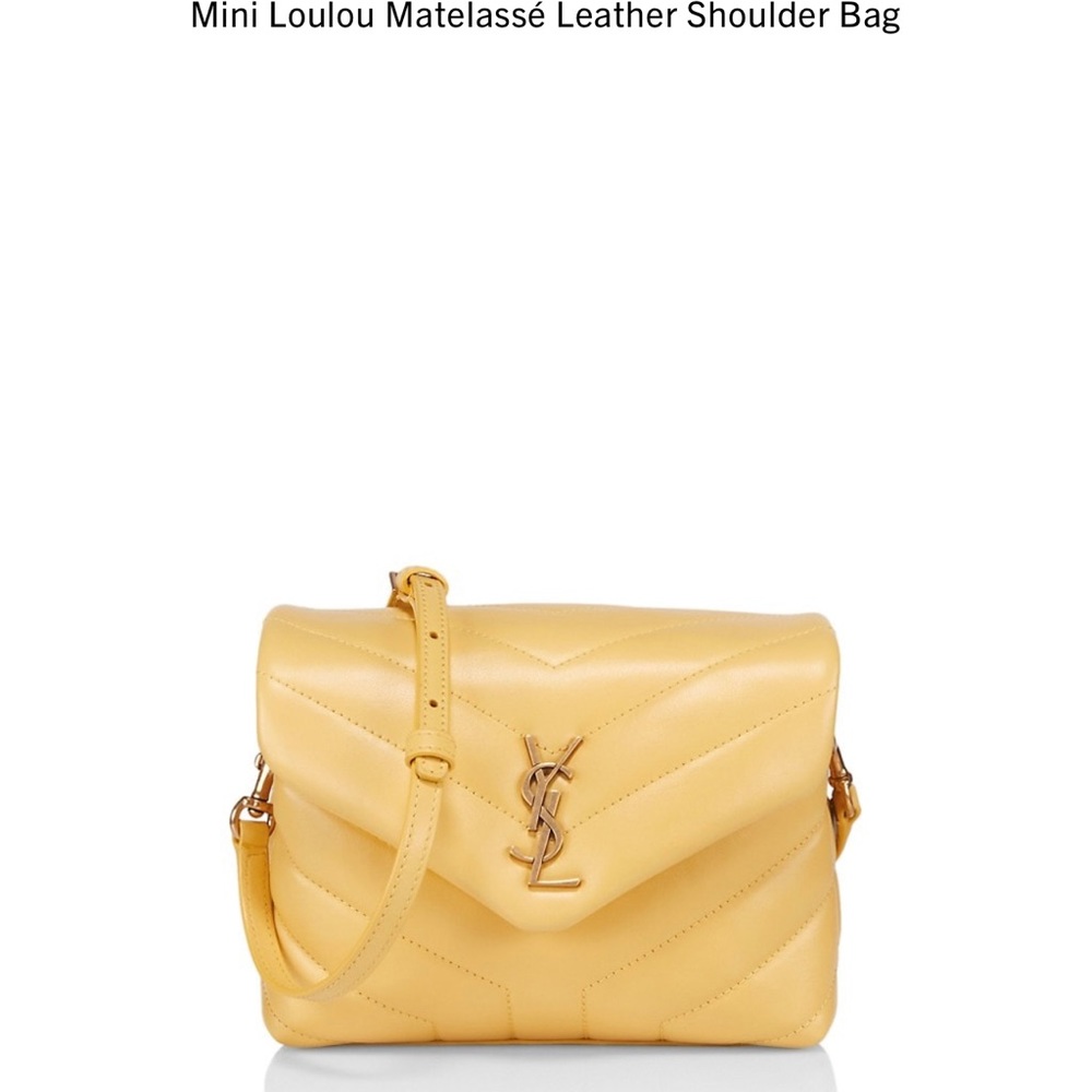 Mini Loulou Matelassé Leather Shoulder Bag